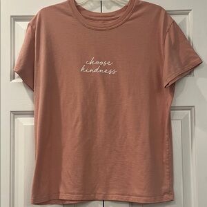 Zoe + Liv Terracotta 'Choose Kindness' Tee size L